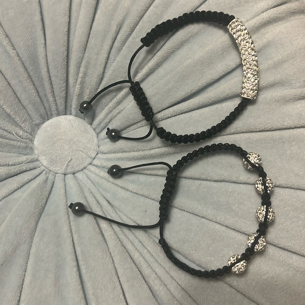 Sparkle bracelets set of 2